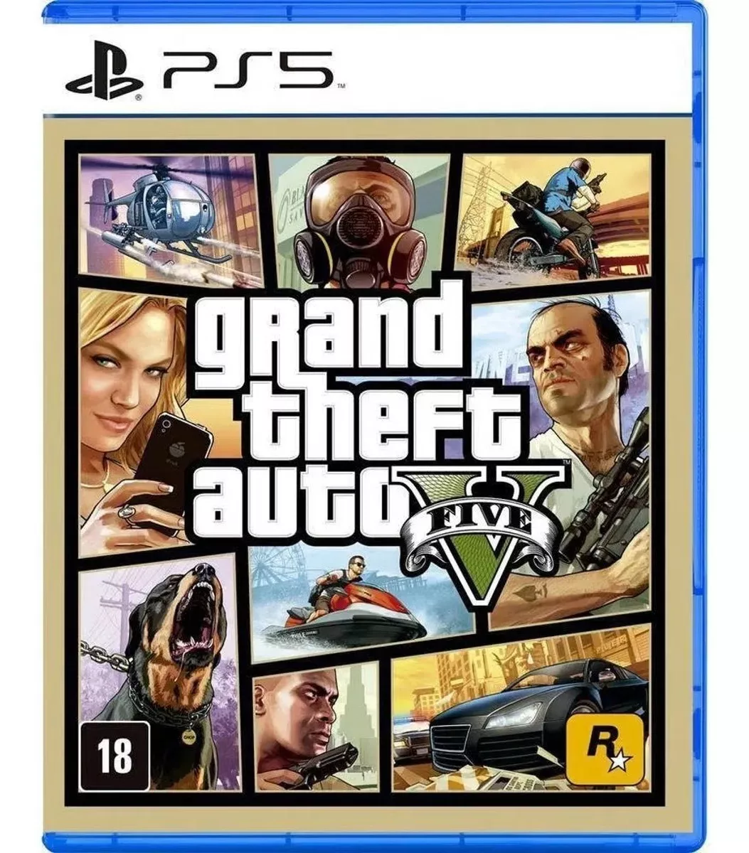 Grand Theft Auto V Standard Edition Rockstar Games PS5 Físico