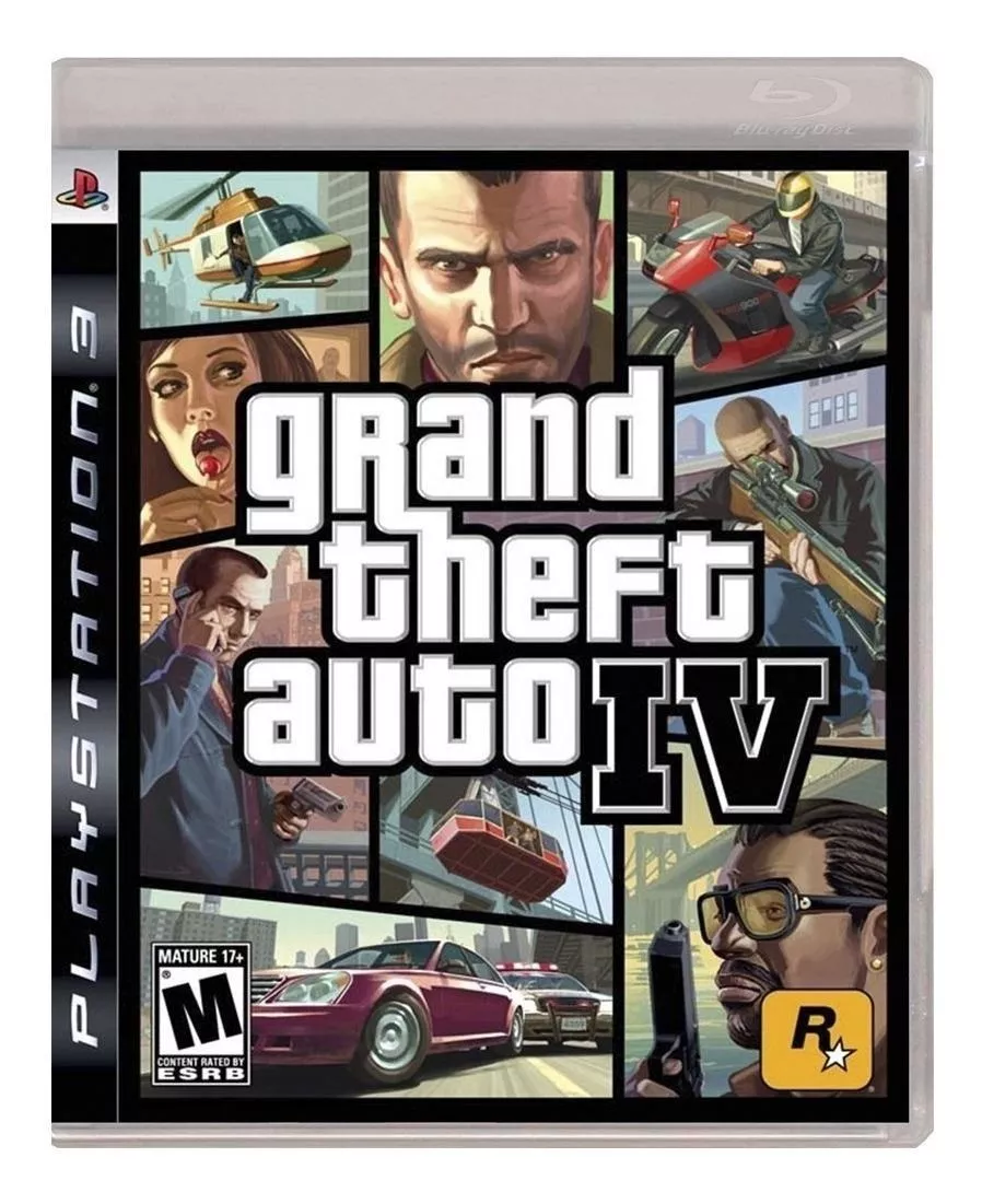 Grand Theft Auto IV Standard Edition Rockstar Games PS3 Físico
