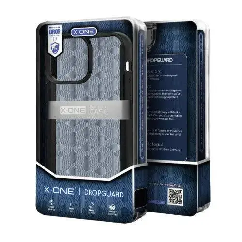 KIT X-ONE Capa Transparente com bordas pretas + Pelicula iPhone 13 Pro e Pro Max