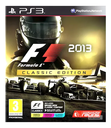 Formula 1 2013 Edição Clássica PS3 Seminovo