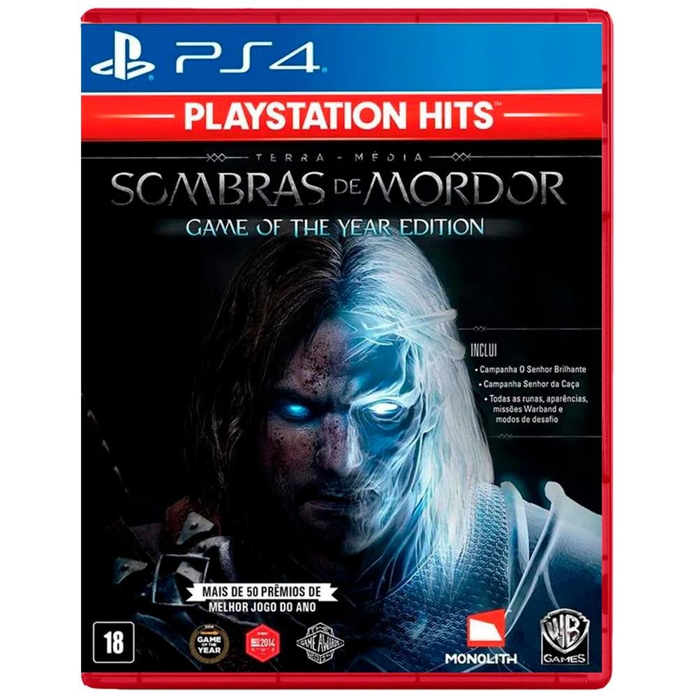 TERRA MEDIA SOMBRAS DE MORDOR GAME OF THE YEAR EDITION PS4 LACRADO