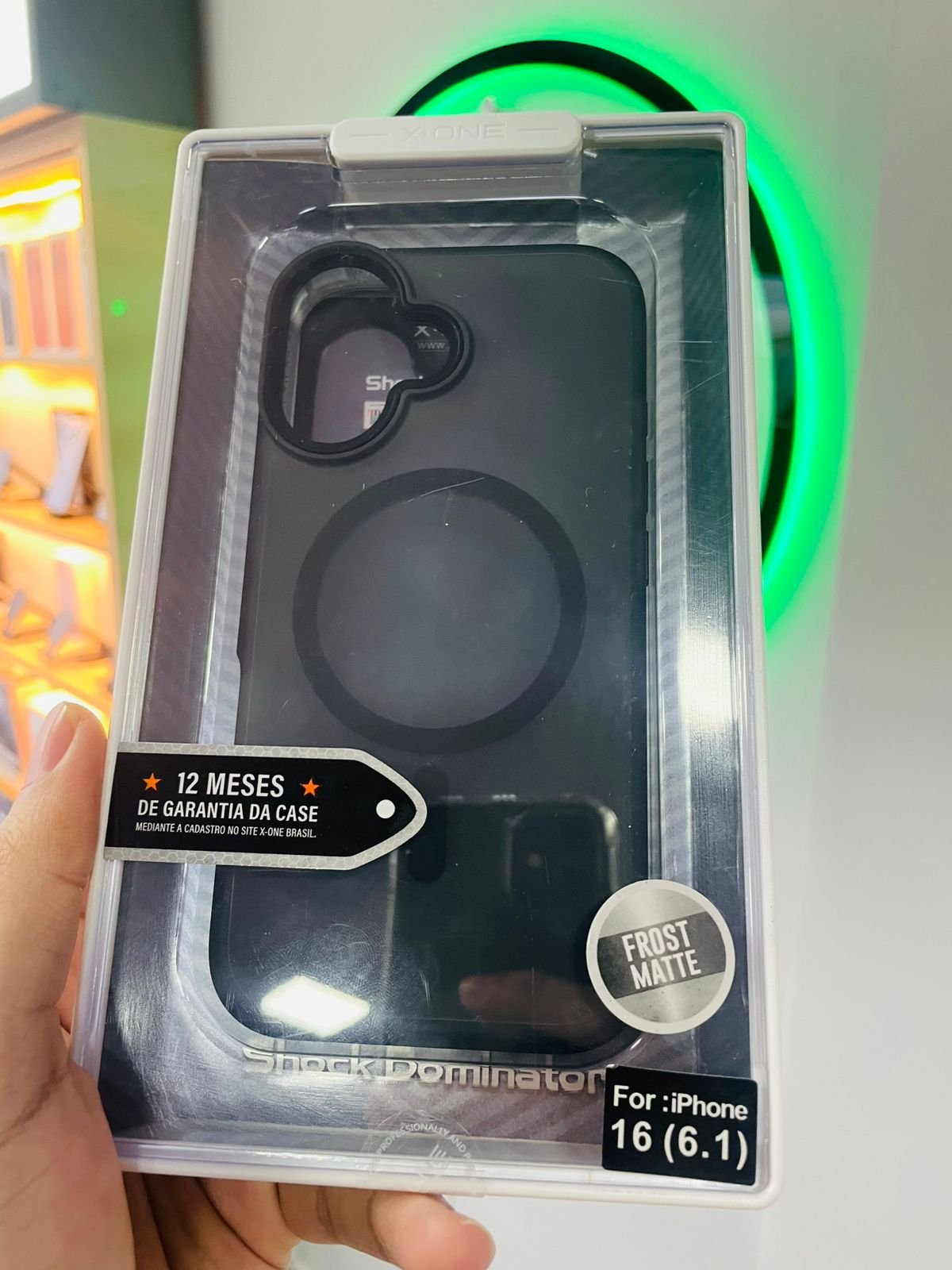 Capa X-One Dropguard Case MagSafe Air Preto IPhone 16