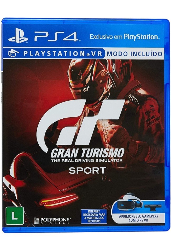 Gran Turismo the real driving simulator sport PS4 Seminovo