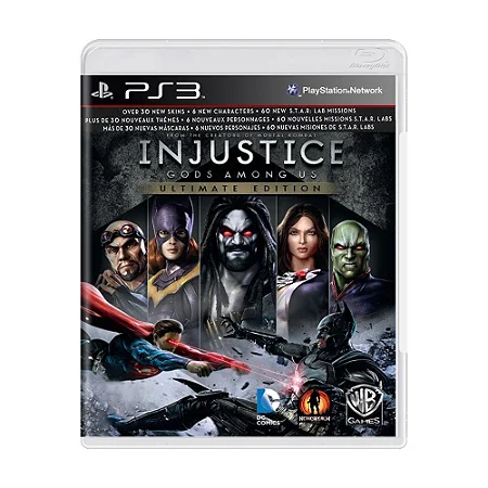 Injustice: Gods Among Us Ultimate Edition PS3 Seminovo