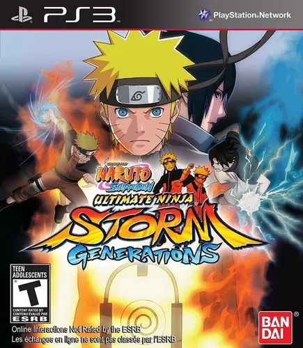 Naruto Shippuden Ultimate Ninja Storm Generations PS3 Seminovo